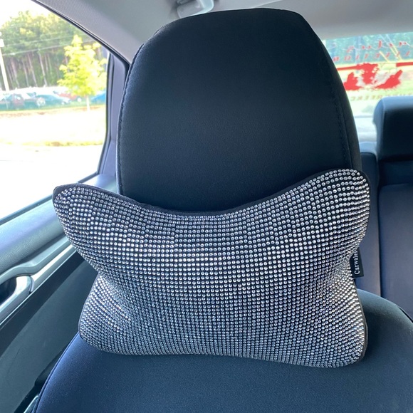 2 Rhinestone Car Neck Pillows - Picture 7 of 7